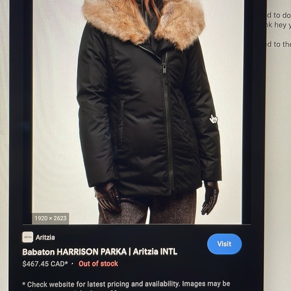 Babaton Harrison Parka - Aritzia - Picture 7 of 7